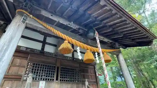 平湯神社の本殿