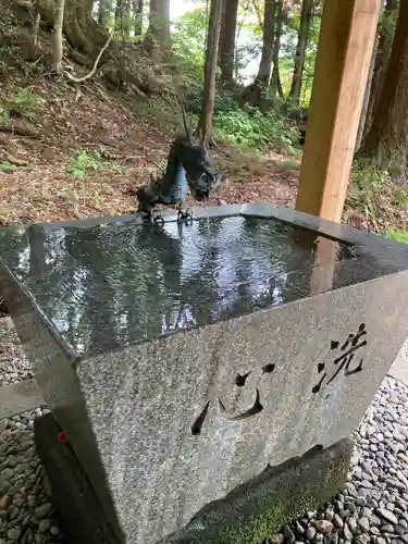 戸隠神社宝光社の手水舎