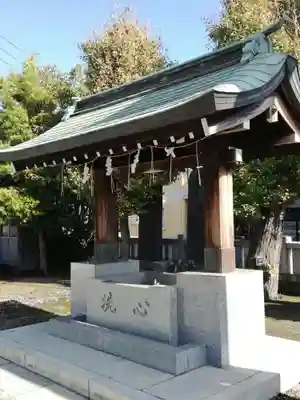 水元神社の手水舎