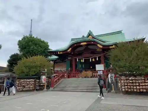 亀戸天神社の本殿・本堂
