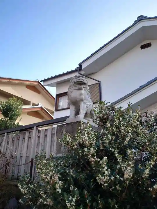 科野大宮社の狛犬