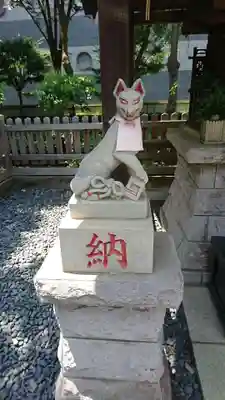 明善稲荷大神の狛犬