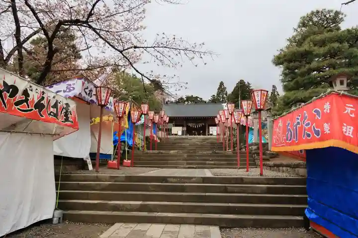 開成山大神宮の庭園