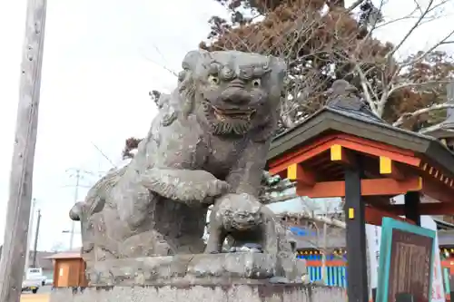 大鏑矢神社の狛犬