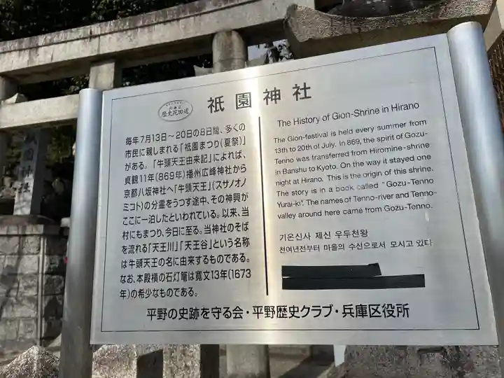 祇園神社の歴史