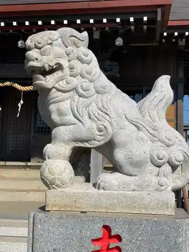 春ノ木神明社の狛犬