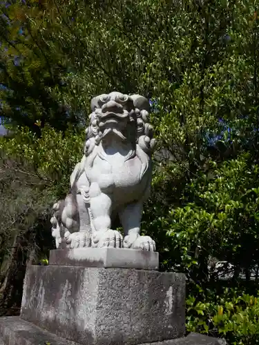 山梨縣護國神社の狛犬