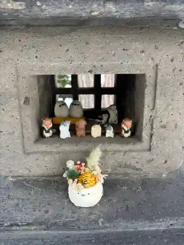 札幌諏訪神社の像