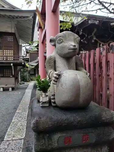 柳森神社の狛犬