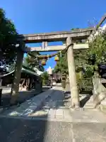 安江八幡宮(金沢水天宮)の鳥居