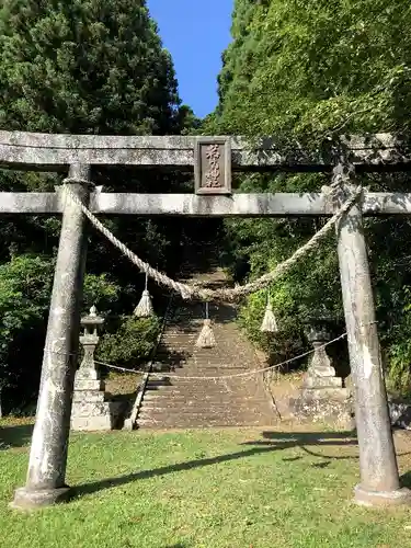 岩井川神社の鳥居