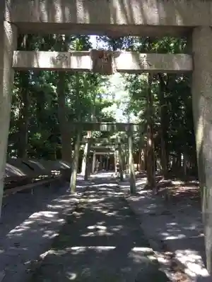 宇氣比神社の鳥居