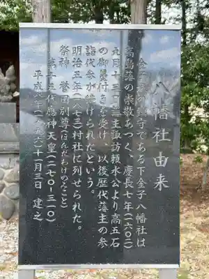 金子八幡宮(長野県)