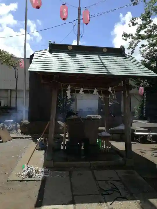 守谷総鎮守 八坂神社の手水舎