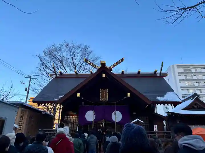 北海道神宮頓宮の初詣