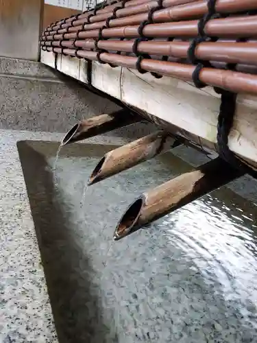 青山熊野神社の手水