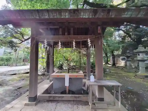 赤坂氷川神社の手水舎