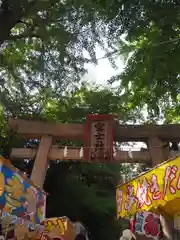 駒込富士神社の鳥居