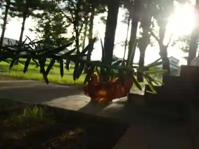 頥気神社の動物