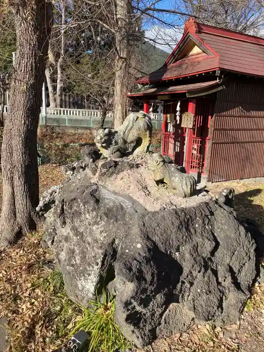 小室浅間神社の狛犬