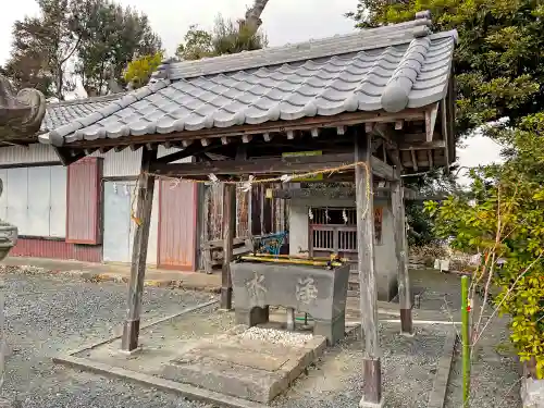 二宮神社の手水