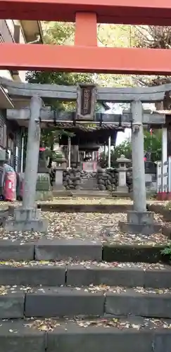 向陵稲荷神社の鳥居