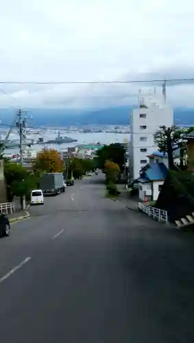 函館八幡宮の周辺