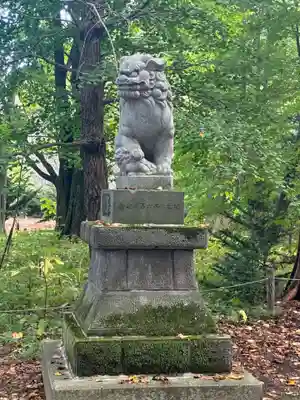音更神社の狛犬