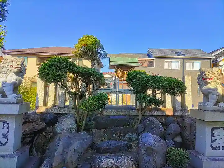 諏訪社の本殿・本堂