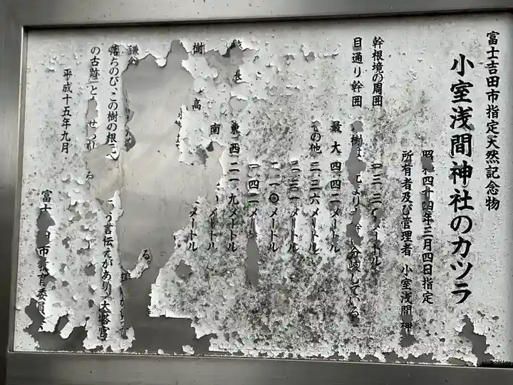 小室浅間神社(山梨県)