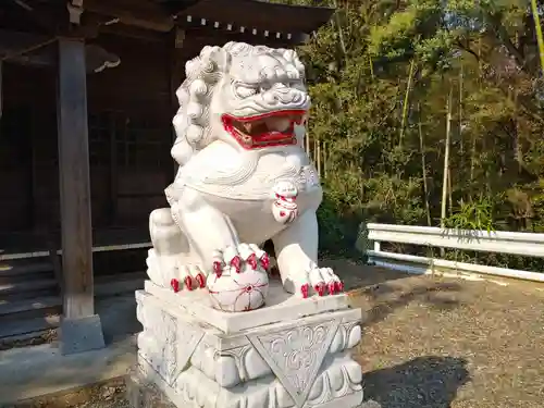 三熊神社の狛犬