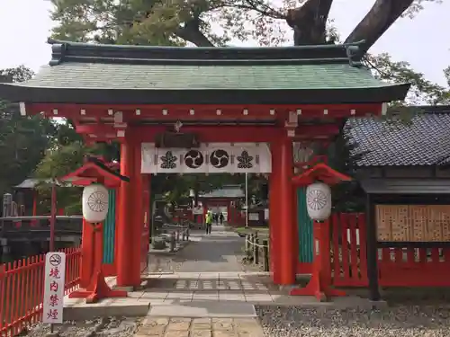 生島足島神社の山門