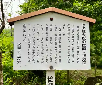 諏訪大社上社前宮(長野県)