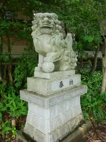 佐波波地祇神社の狛犬