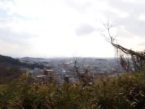 鐸比古鐸比賣神社旧社地の景色