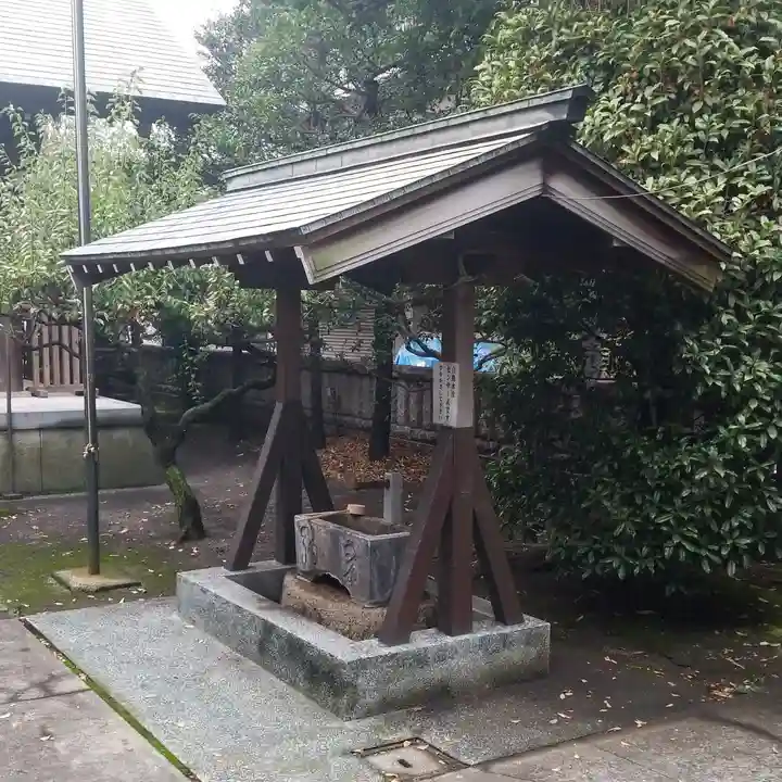 國領神社の手水舎