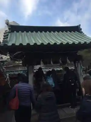 湯島天満宮の手水舎