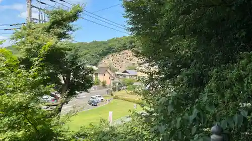 岩室観音堂の景色