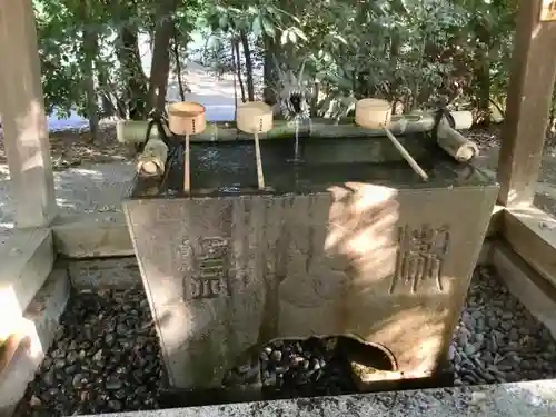 谷保天満宮の手水舎