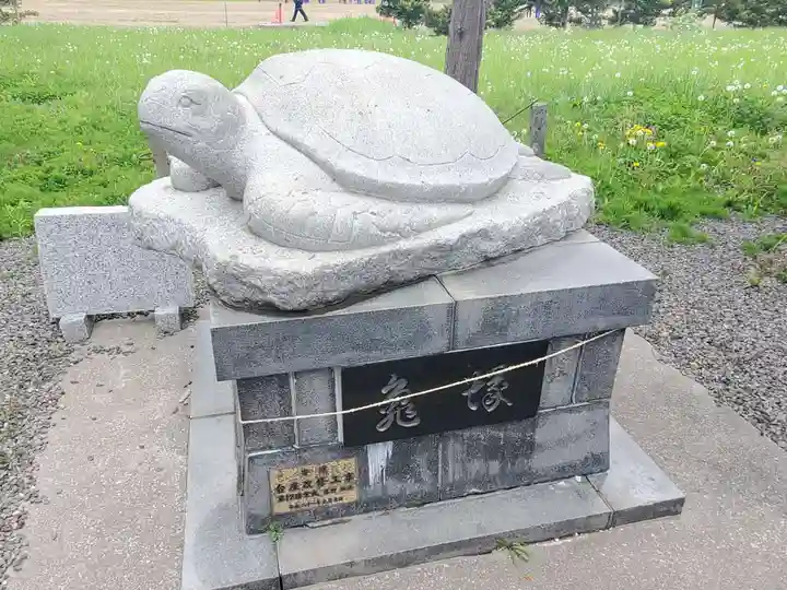 落部八幡宮の狛犬