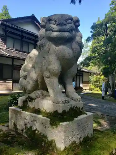 箭代神社の狛犬