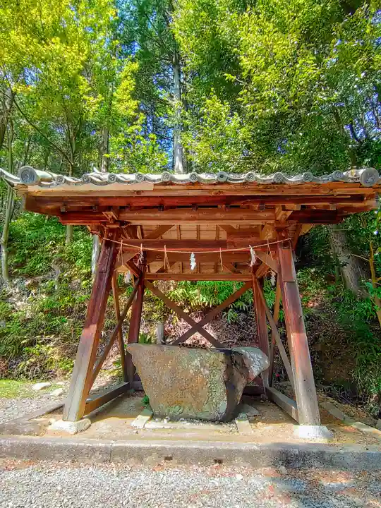宮道天神社の手水舎
