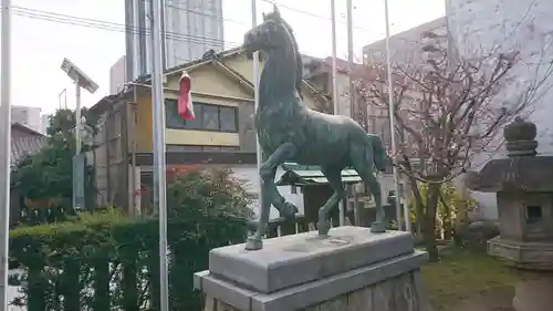 富士浅間神社の狛犬