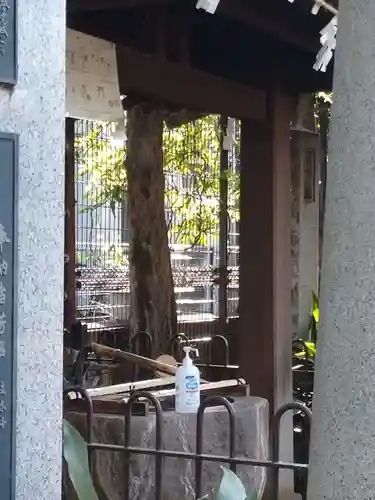 月見岡八幡神社の手水