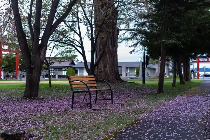 北海道護國神社の庭園