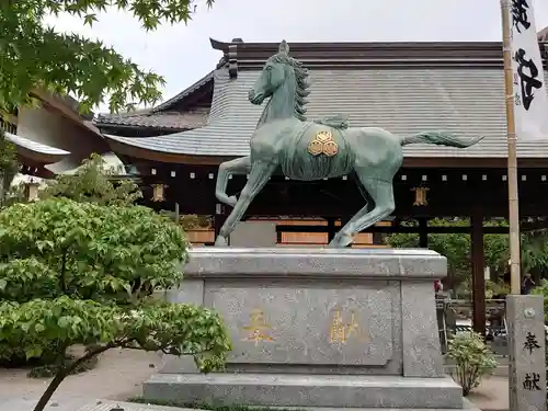 櫛田神社の狛犬