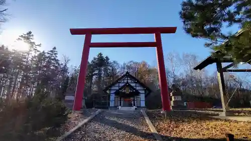 温根別神社の鳥居