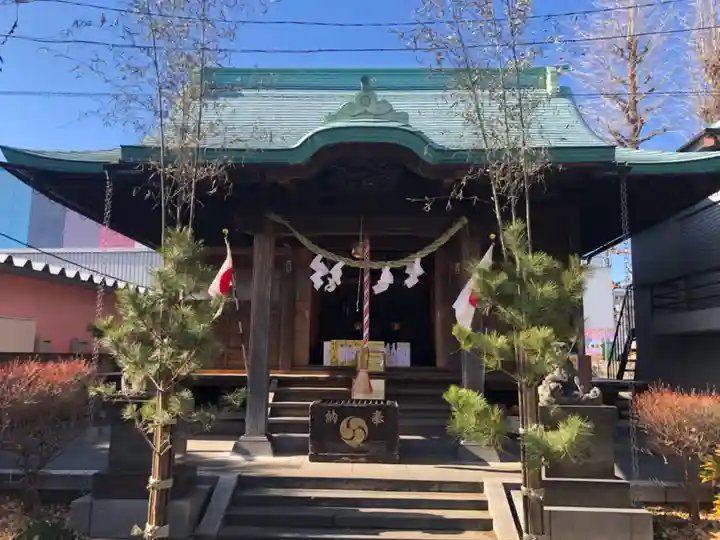 西新井氷川神社の本殿・本堂