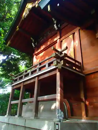 鎮守氷川神社の本殿