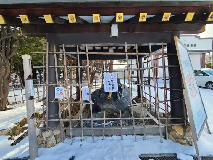 発寒神社の手水舎